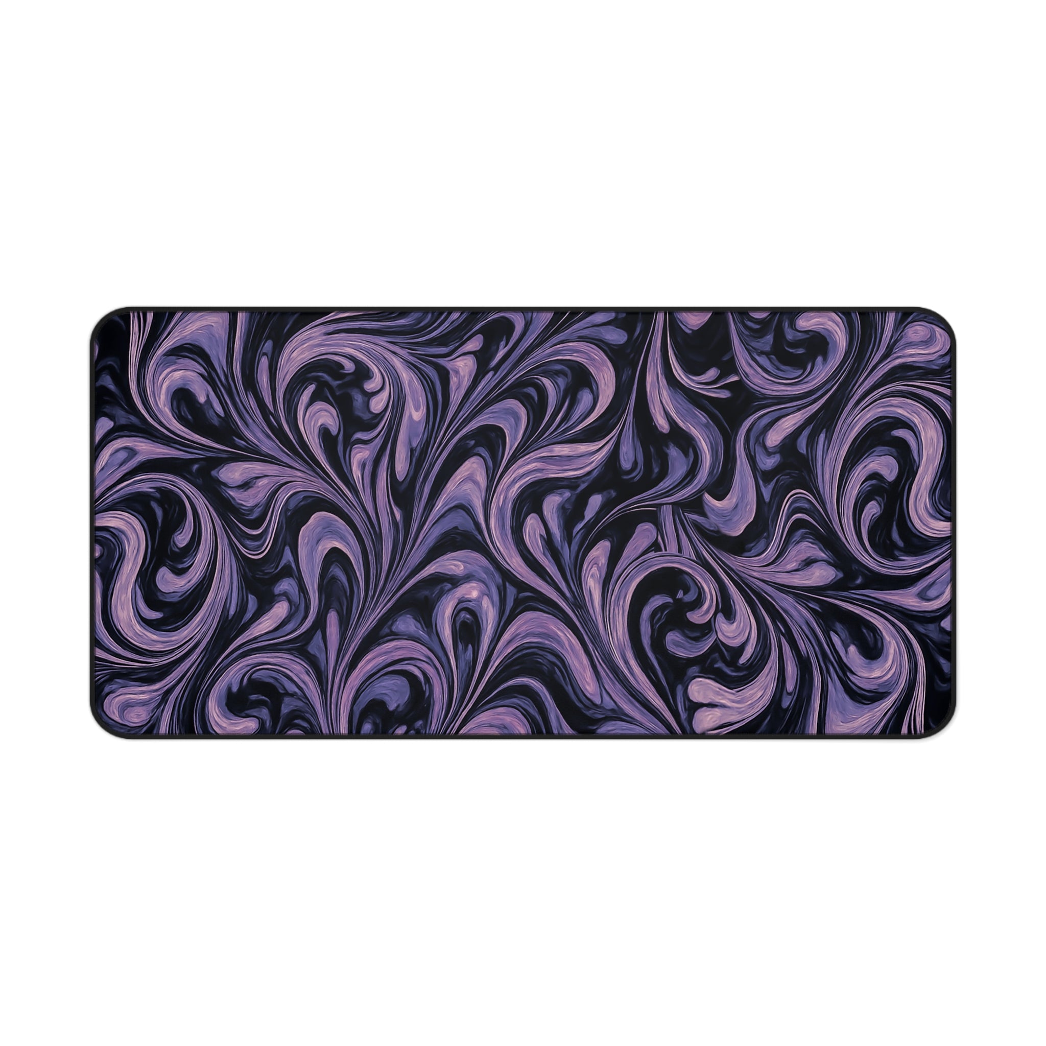 Stylish Desk Mat with Elegant Swirl Design, Office Decor, Home Workspace Accessory, Gift for Remote Workers, Desk Accessories