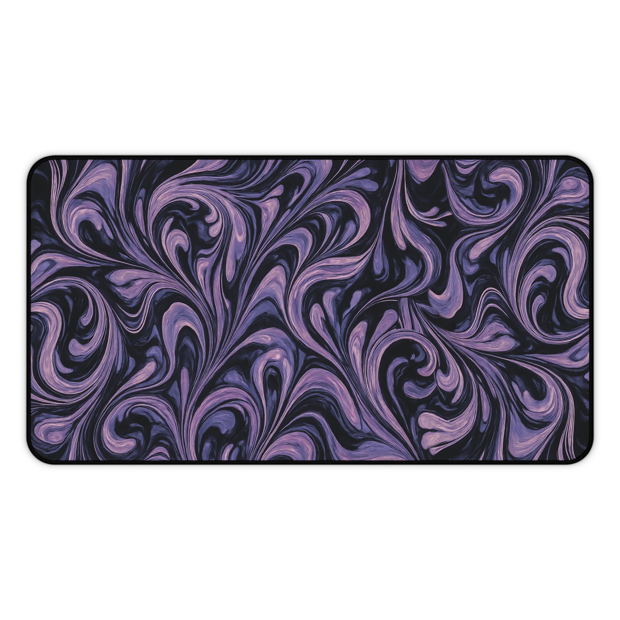 Stylish Desk Mat with Elegant Swirl Design, Office Decor, Home Workspace Accessory, Gift for Remote Workers, Desk Accessories