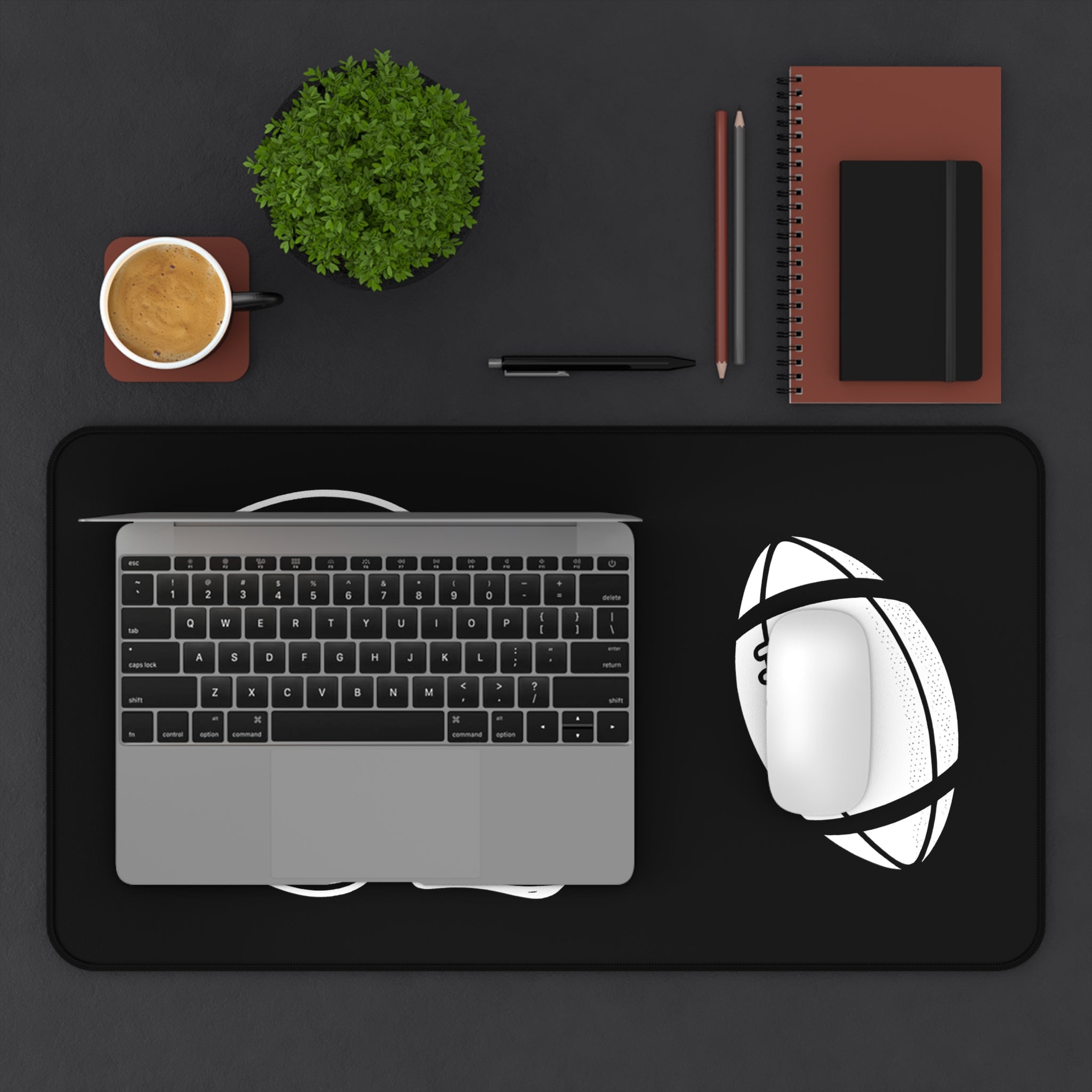 Football-Halloween Themed Desk Mat - Perfect for sports fans, gamers, and home offices | Great for gifts or everyday use