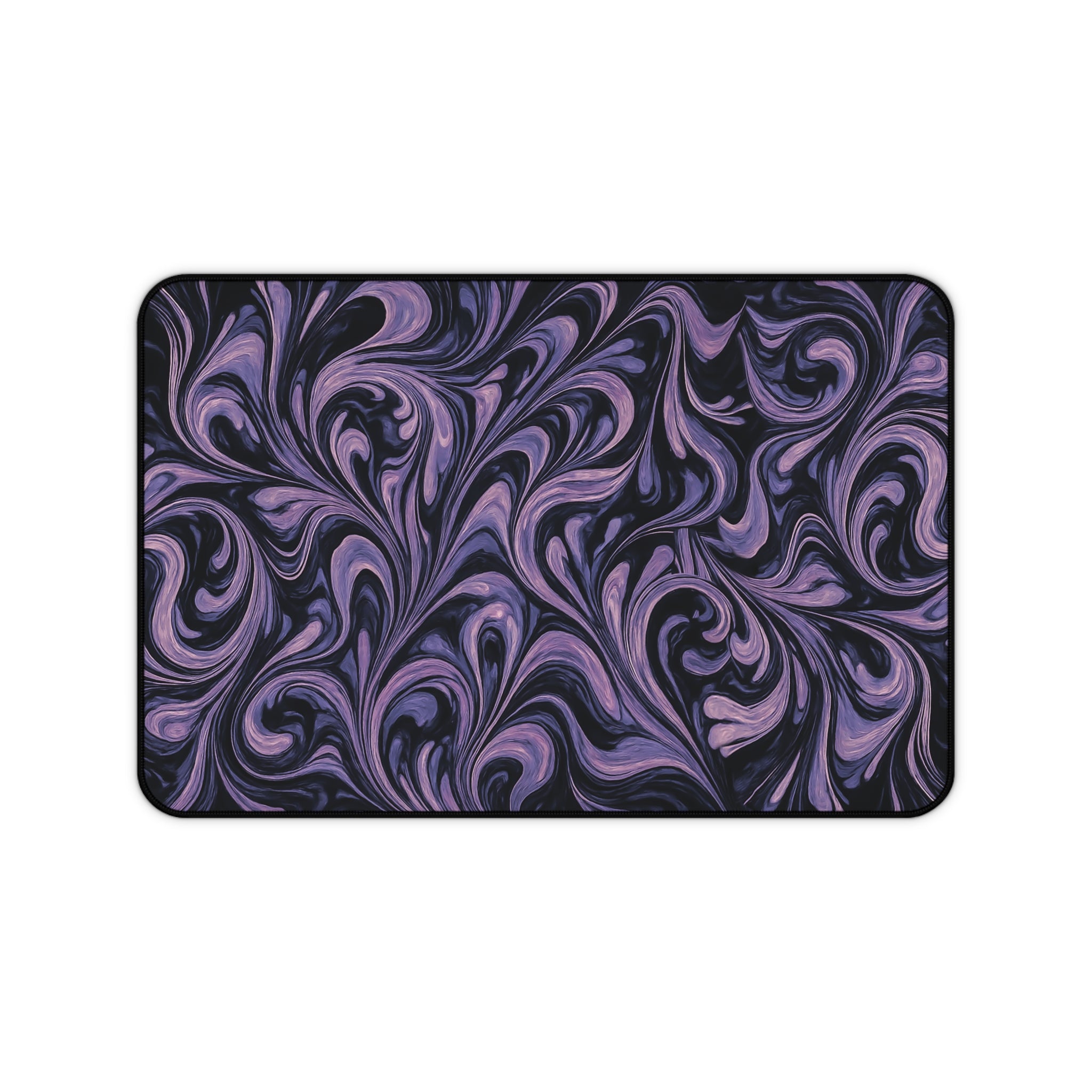 Stylish Desk Mat with Elegant Swirl Design, Office Decor, Home Workspace Accessory, Gift for Remote Workers, Desk Accessories