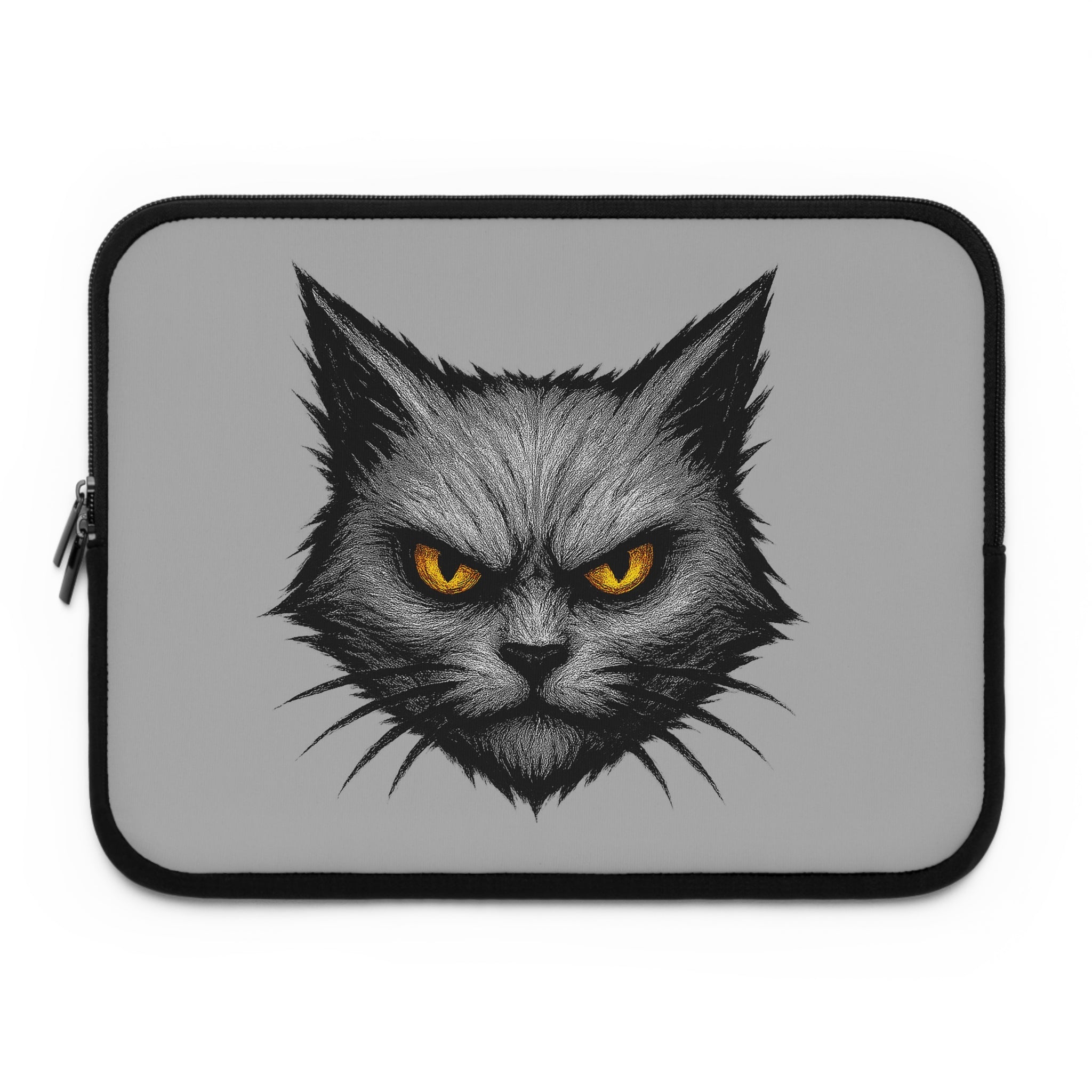 Wild Cat Laptop Sleeve | Unique Gift for Cat Lovers, Tech Accessories, Birthday and Halloween Gifts, Stylish and Special Protective Designs