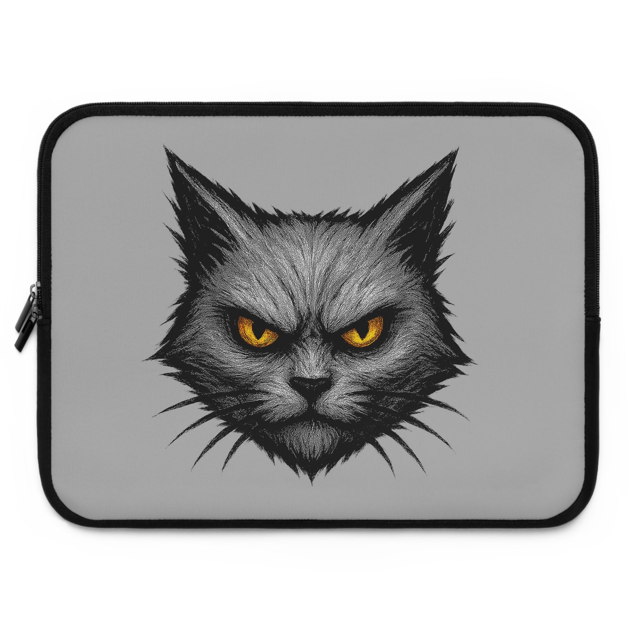Wild Cat Laptop Sleeve | Unique Gift for Cat Lovers, Tech Accessories, Birthday and Halloween Gifts, Stylish and Special Protective Designs