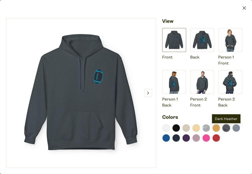 Unisex Zip Hoodie