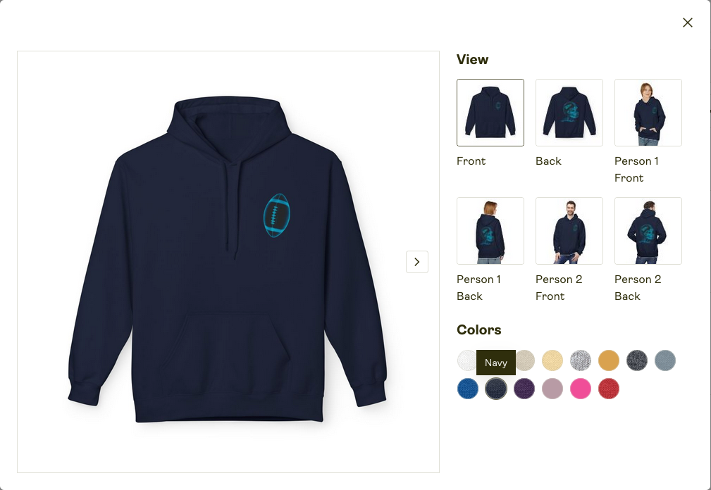 Unisex Zip Hoodie