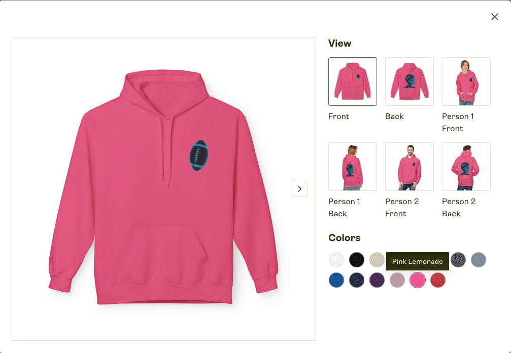Unisex Zip Hoodie
