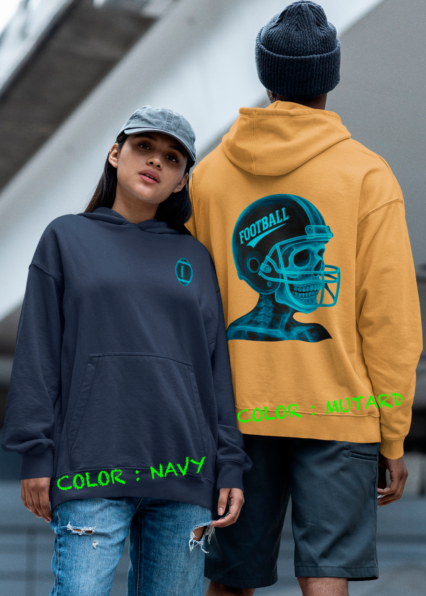 Unisex Zip Hoodie