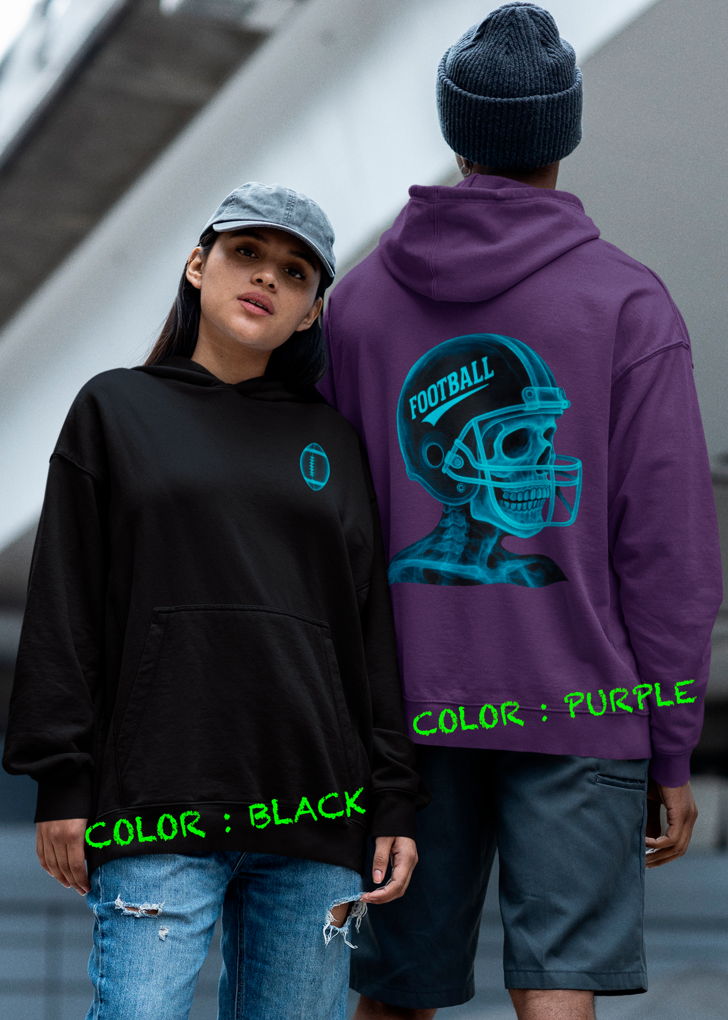 Unisex Zip Hoodie