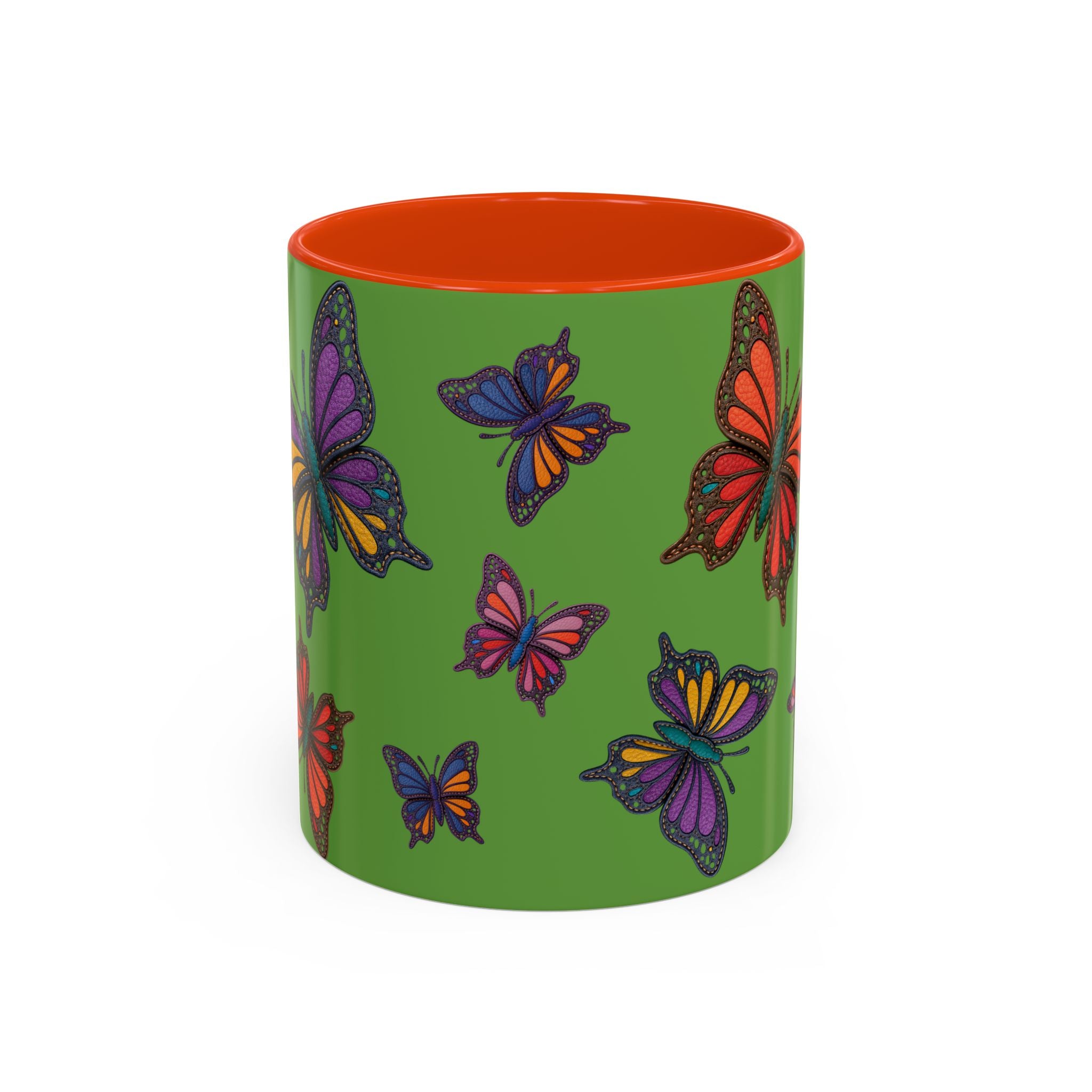 Colorful Butterfly Mug - Vibrant Coffee Cup, Gift for Nature Lovers, Eco-Friendly Drinkware, Spring Decor, 11oz & 15oz Options