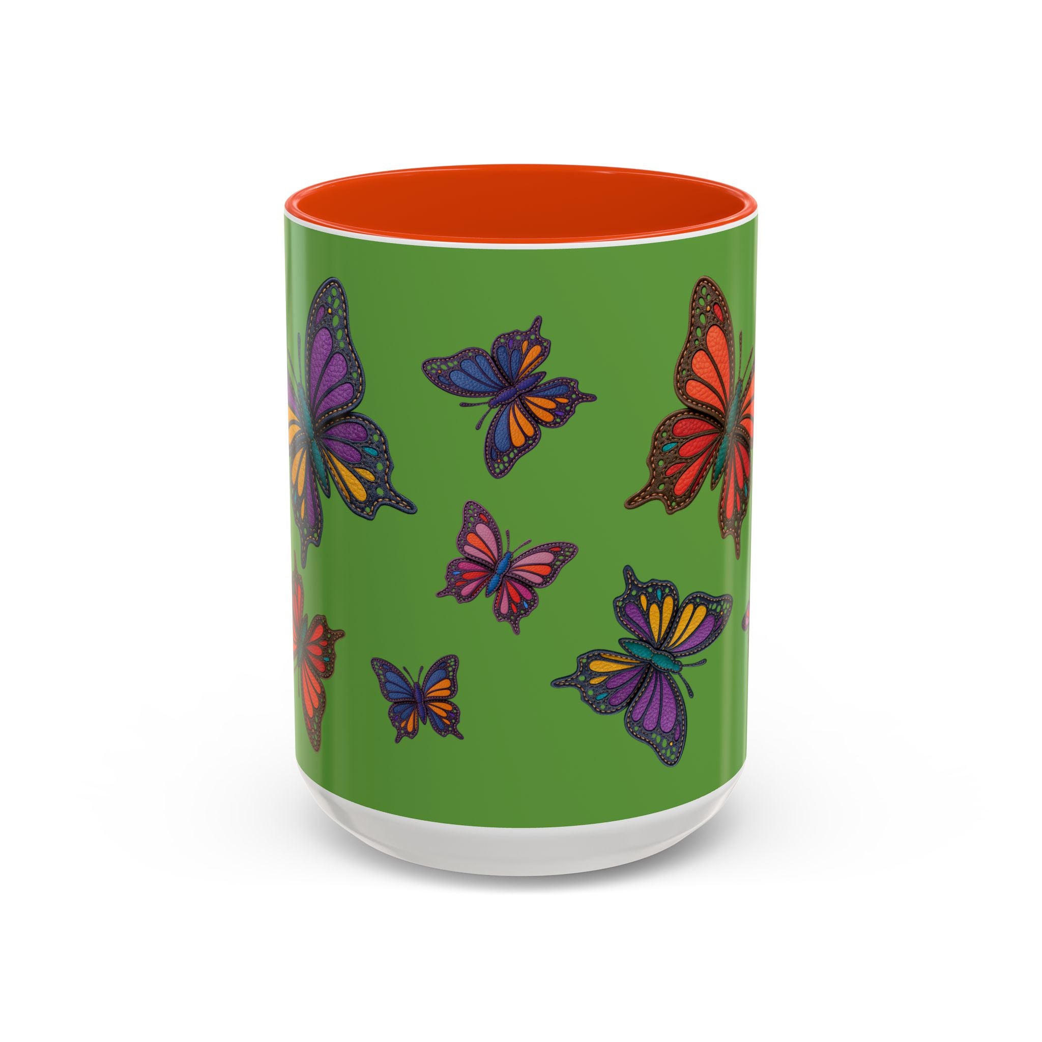 Colorful Butterfly Mug - Vibrant Coffee Cup, Gift for Nature Lovers, Eco-Friendly Drinkware, Spring Decor, 11oz & 15oz Options