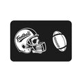 Football-Halloween Themed Desk Mat - Perfect for sports fans, gamers, and home offices | Great for gifts or everyday use