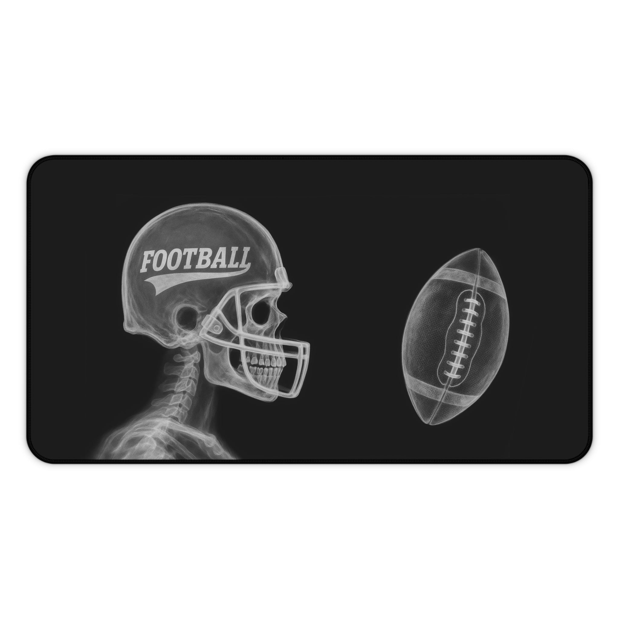 Football-Halloween Themed Desk Mat - Perfect for sports fans, gamers, and home offices | Ideal for gifting or everyday use