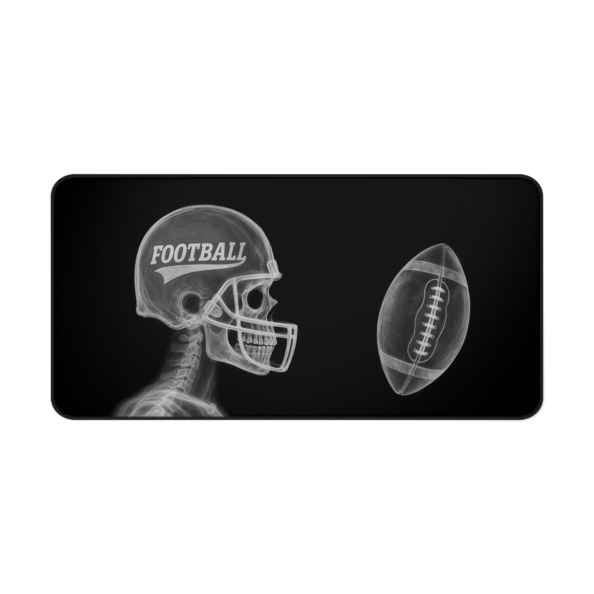 Football-Halloween Themed Desk Mat - Perfect for sports fans, gamers, and home offices | Ideal for gifting or everyday use
