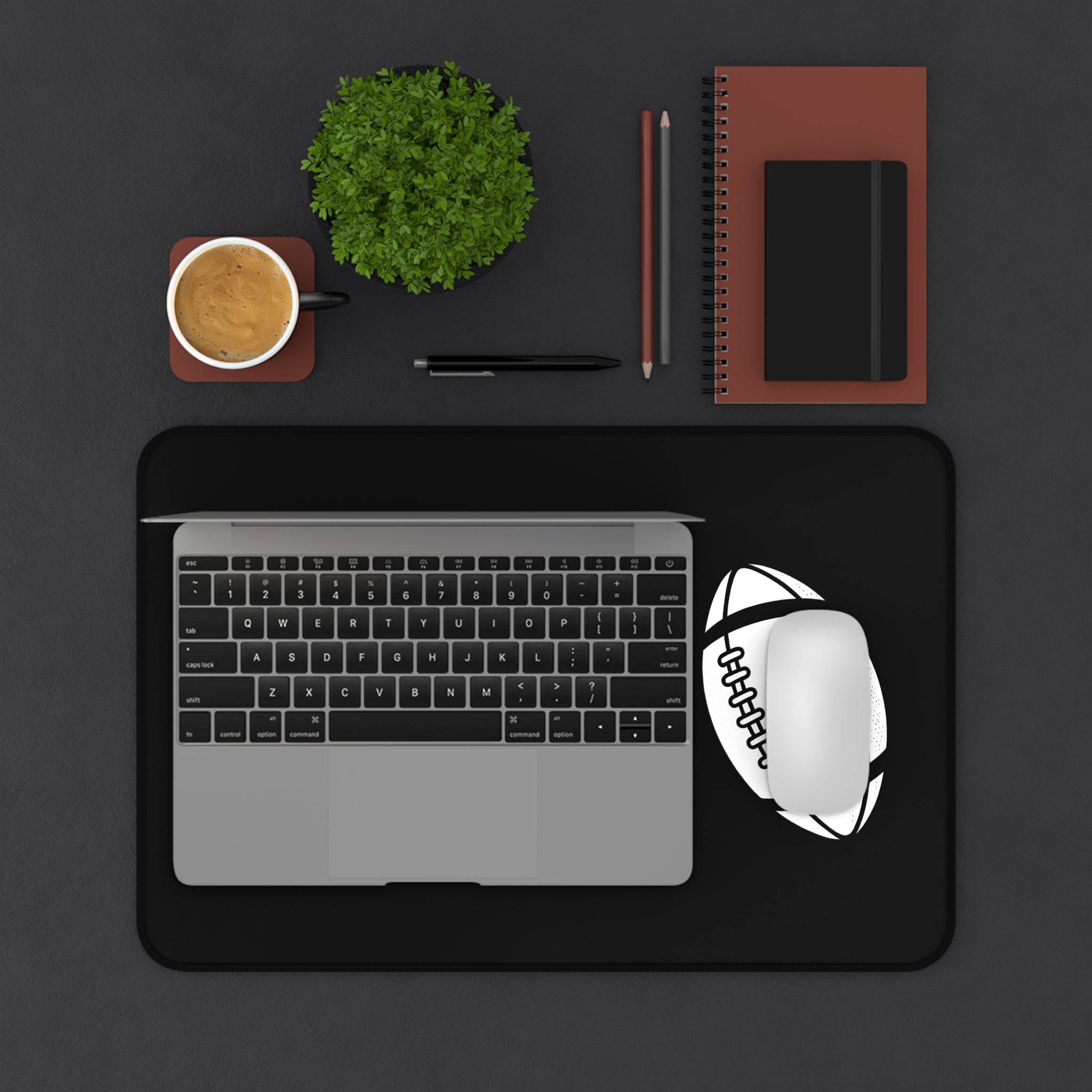 Football-Halloween Themed Desk Mat - Perfect for sports fans, gamers, and home offices | Great for gifts or everyday use